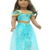 18" Doll Princess Jasmine Outfit & Slippers