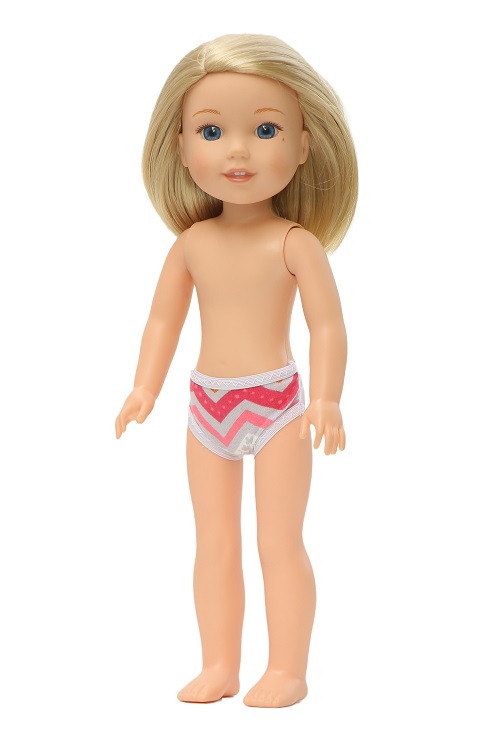 1 Pair Undies Panties for 14 American Girl Wellie Wishers Doll: Choose  White or Assorted Prints -  Canada