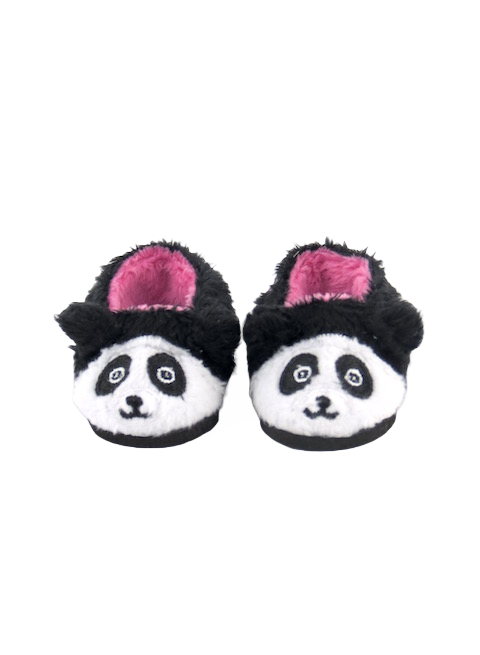 Girseaby Women Cute Cartoon Panda Slippers Home Floor Soft Plush Slippers  Female House Shoes Girl Winter Warm Pantufas T219 | Charlie Dolly