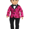 18" Boy Doll Floral Blazer Outfit