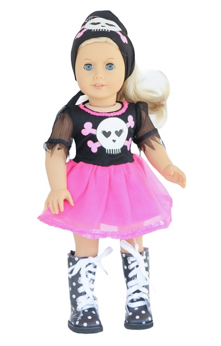 18 inch doll pirate dress kerchief 1