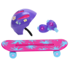 18 inch doll skateboard set