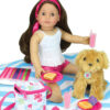 Doll-Sized Picnic Lunch Cooler & Food Set
