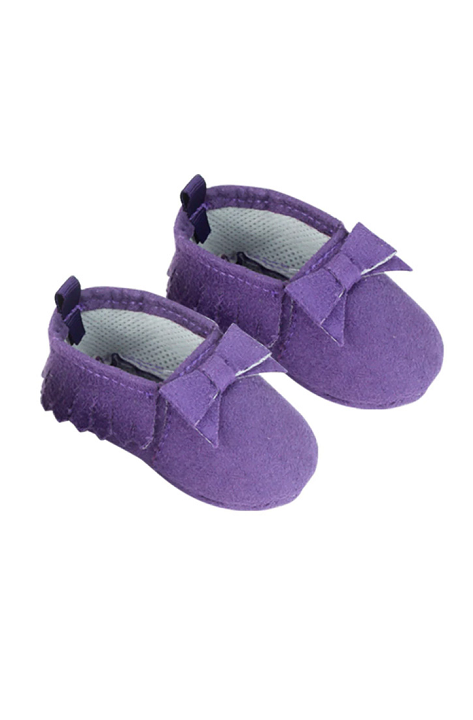 bitty baby purple moccasin