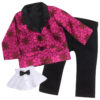 18" Boy Doll Floral Blazer Outfit