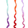 18" Doll Clip-In Curly Hair Extensions – Pack of 3