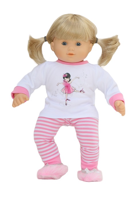 Pink Cheerleader Bitty Baby Born Twins Doll Clothes