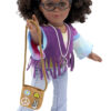 18" Doll Retro Flower Power Set with Matching Girl Flower Crown-10 Pieces