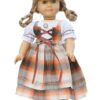 18" Doll "Kirsten Inspired" Plaid Dress & Bloomers