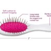 18" Doll White Wooden Hairbrush