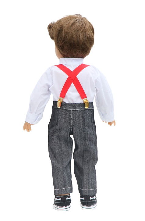 Baby Boy Tuxedo Set with Tie & Suspenders – Andy & Evan