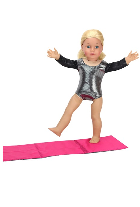 14-inch Doll Clothes - Gymnastics Leotard plus Tumbling Mat and