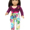 18" Doll Bodysuit, Leggings, & Wrap Sweater