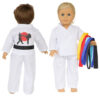 18 doll karate outfit