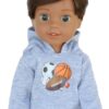 14.5" Wellie Wisher Boy Doll Sports Hoodie