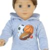 18" Boy Doll Sports Hoodie