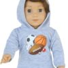 18" Boy Doll Sports Hoodie