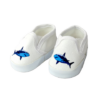 18" Boy Doll Canvas Shark Shoes