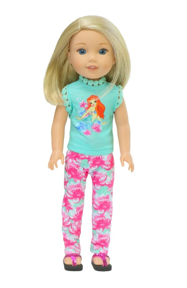14.5 inch doll little mermaid pants outfit
