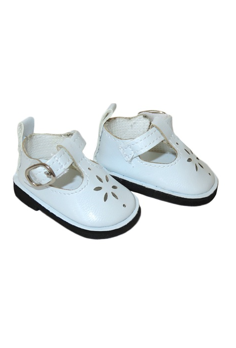 14.5 inch doll white t strap mary jane shoes