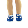 14.5" Wellie Wisher Doll Blue & White Sport Sneakers