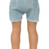 18" Doll Frayed Light Denim Shorts