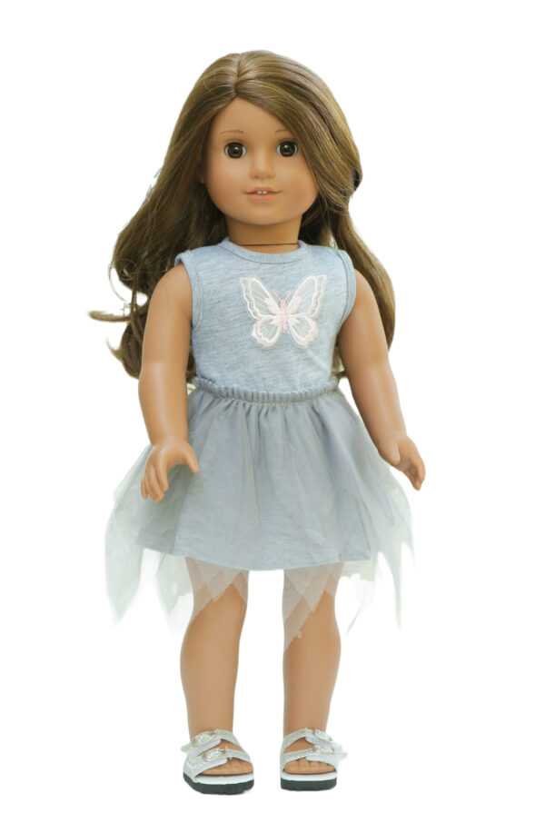 18" Doll Sleeveless Butterfly Fairy Dress