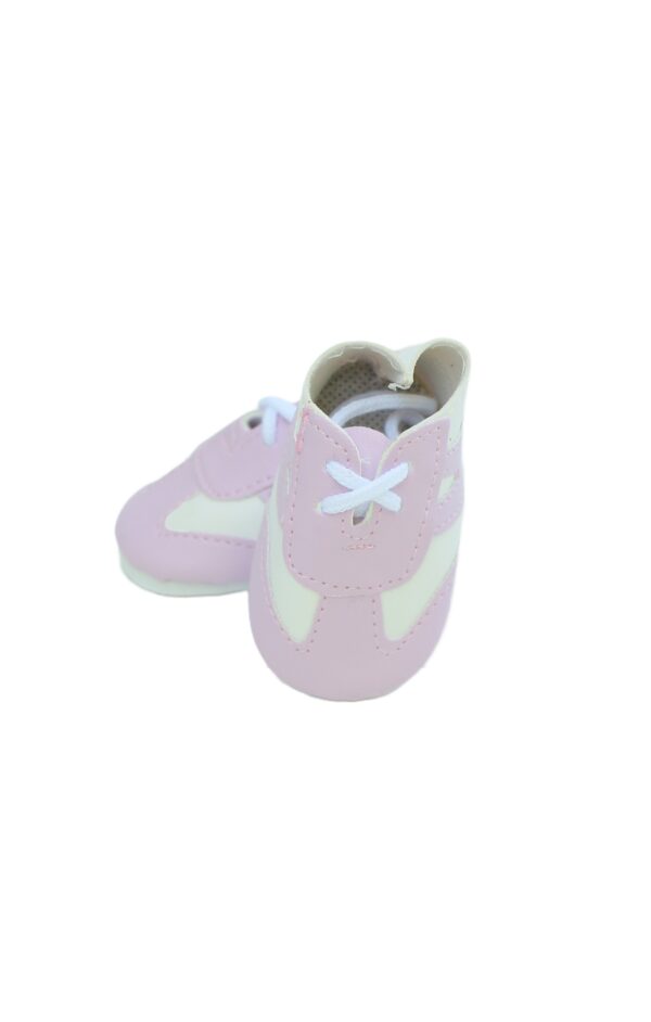 18 inch doll pink white sport shoes