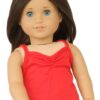 18" Doll Strappy Red Tank Top