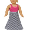 18" Doll Striped Maxi Skirt & Tank Top