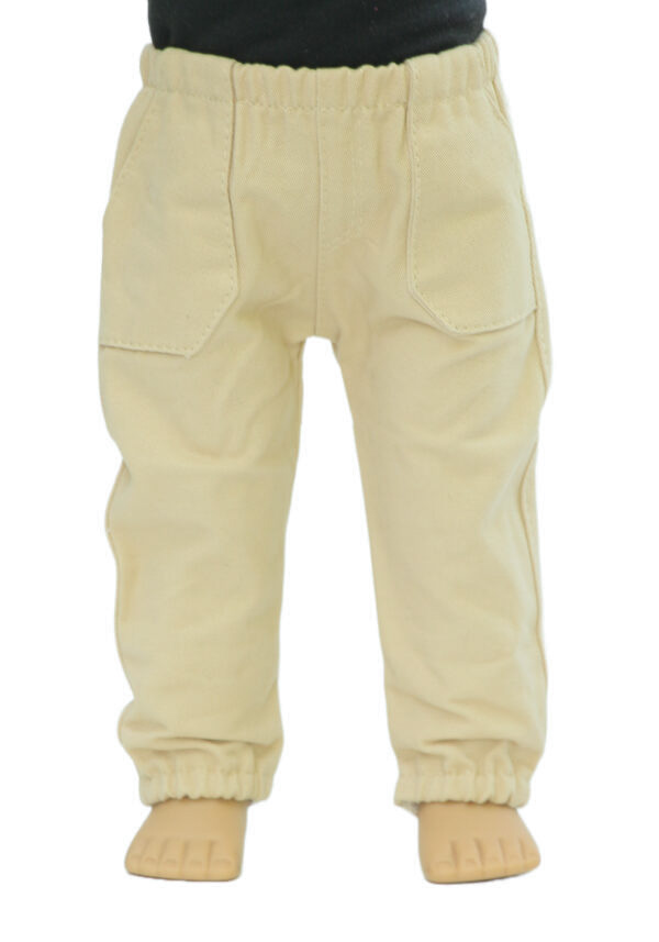 18" Doll Tan Khaki Pants