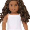 18" Doll Strappy White Tank Top