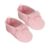 15″ Bitty Baby Doll Pink Fringe Moccasin