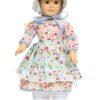 18" Doll Pioneer "Kirsten Inspired" Apron Dress, Bonnet, & Bloomers