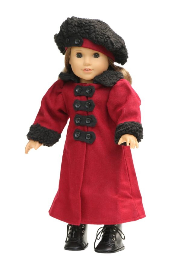 18 doll rebecca inspired dress coat hat