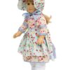 18" Doll Pioneer "Kirsten Inspired" Apron Dress, Bonnet, & Bloomers