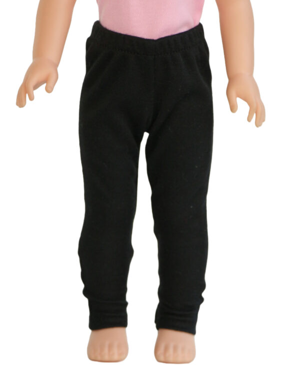 14.5" Doll Black Leggings