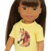 14.5" Doll Yellow Horse T-Shirt