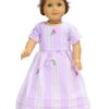18" Doll "Felicity Inspired" Lavender Traveling Gown & Hat