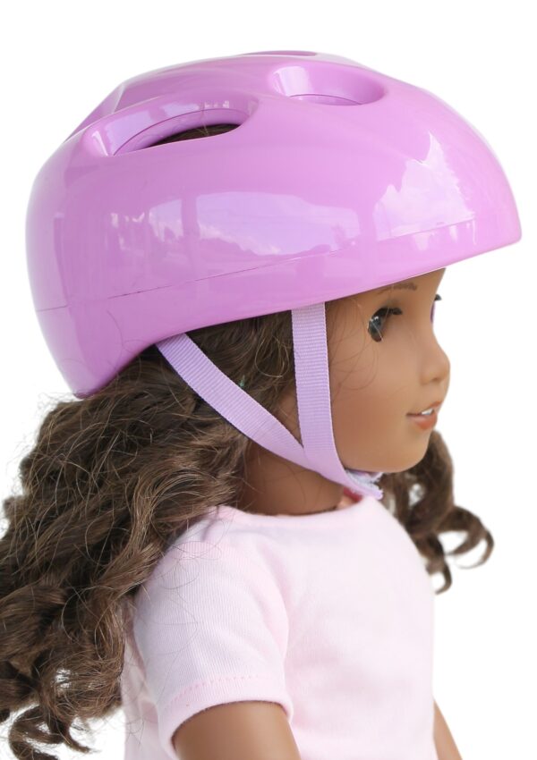 18" Doll Purple Safety Helmet