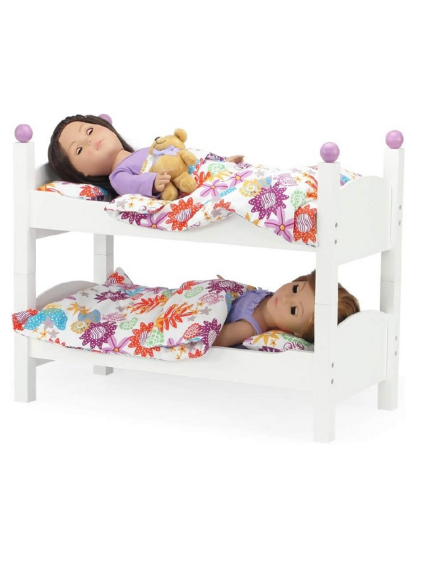 18 inch doll stacking bunk bed