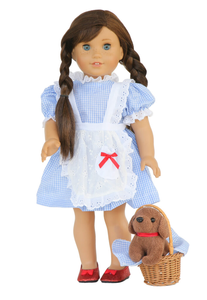 18 Doll Dorothy Wizard of Oz 4-Piece Outfit - The Doll Boutique