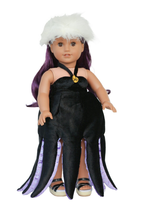 18 doll little mermaid ursula costume