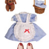 18" Doll Dorothy Wizard of Oz 4-Piece Outfit
