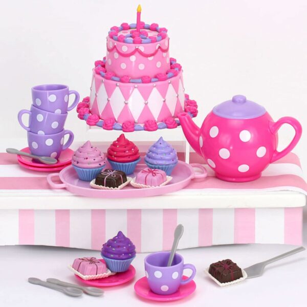 cake tea party accessories set