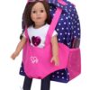 Polka Dot Backpack Doll Carrier to fit 15'' & 18'' Dolls
