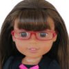 14.5" Wellie Wisher Doll Pink Glasses