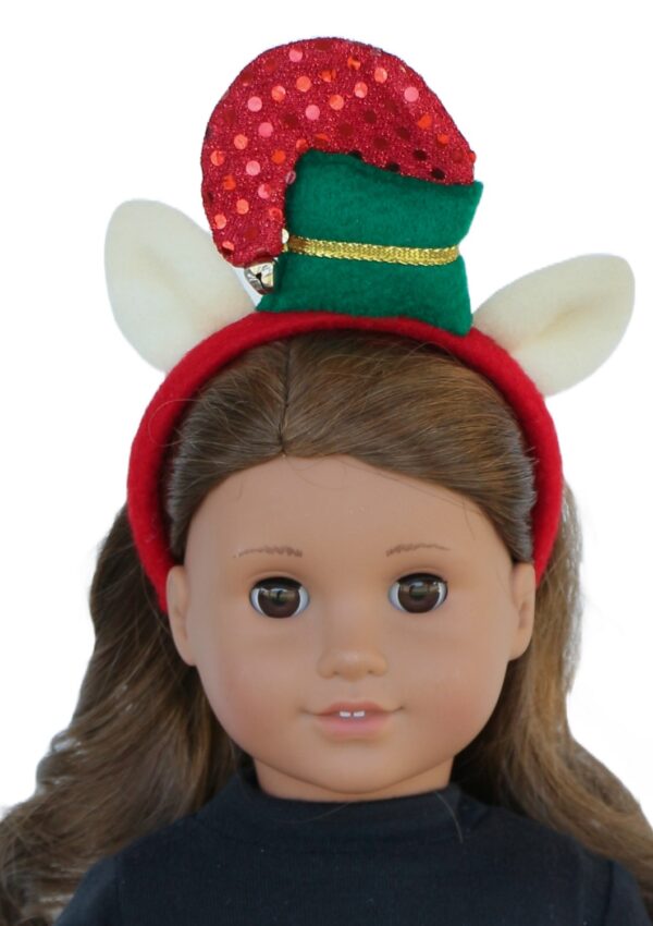 18 doll christmas elf headband