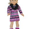 18" Doll Ikat Knit Dress & Infinity Scarf