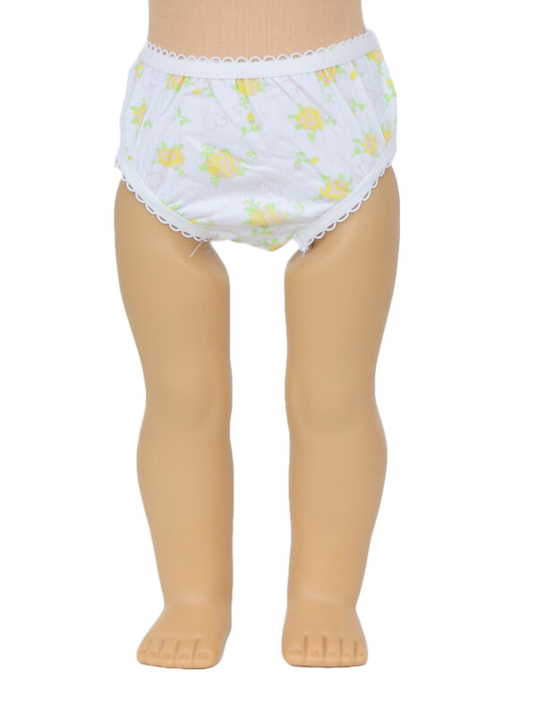 18" Doll Yellow Roses Panties